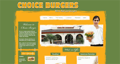 Desktop Screenshot of choiceburgers.net